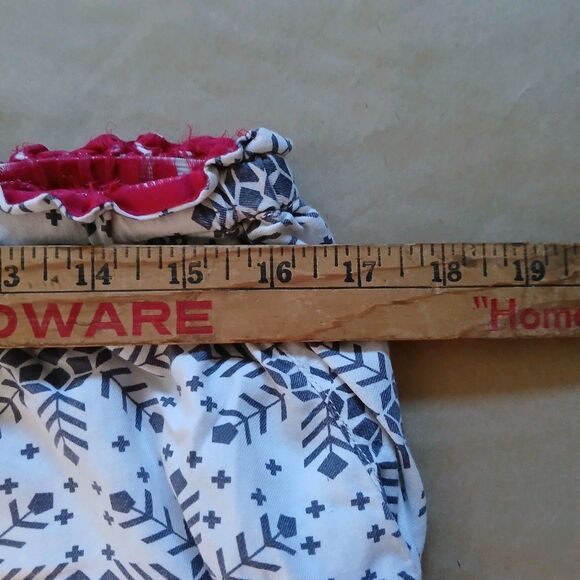 Victoria's Secret 2-Piece Pajama Set Size L Snowflakes Winter Holidays - Picture 12 of 12